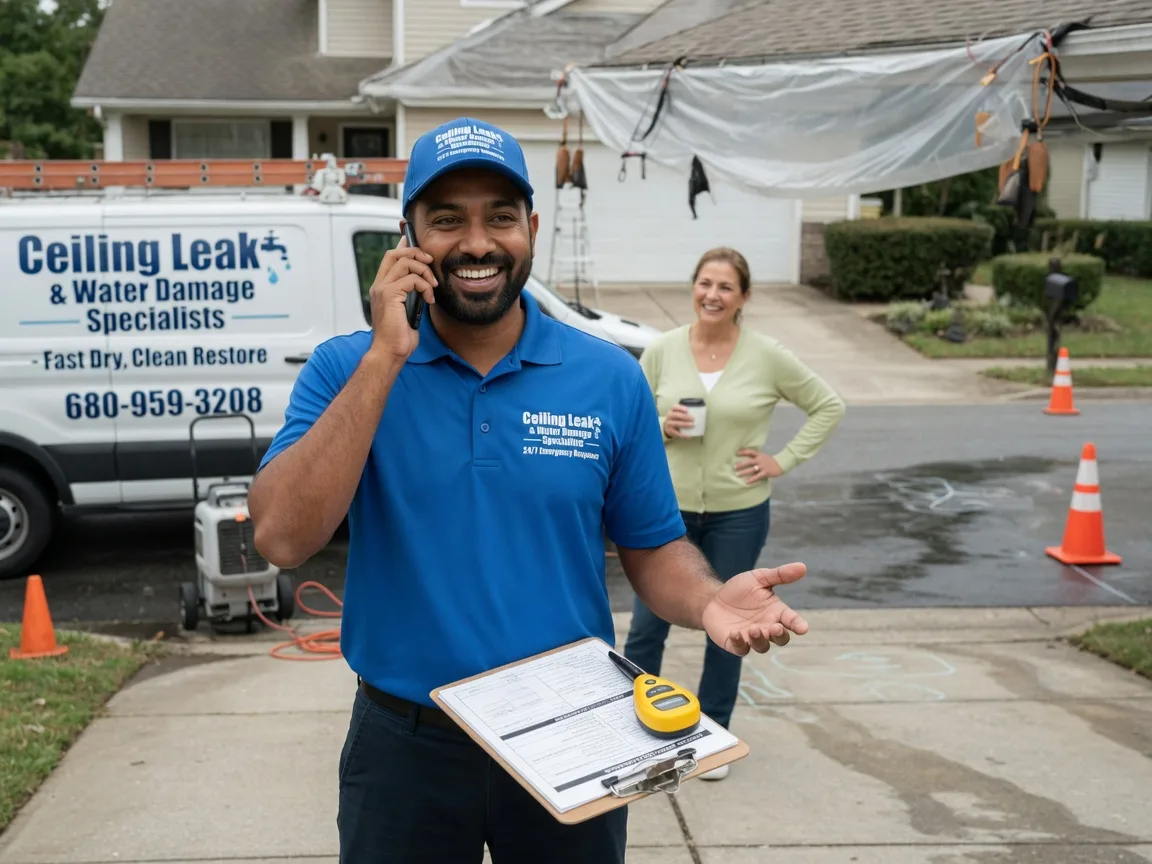 Ceiling Leak Cleanup Lincolnville, KS FAQs